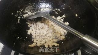 油菜肉末粥的做法步骤：3