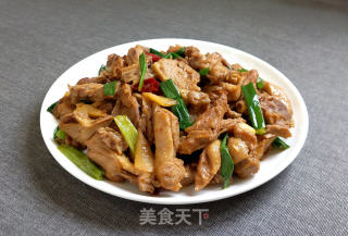 姜葱炒鸭肉的做法步骤：9