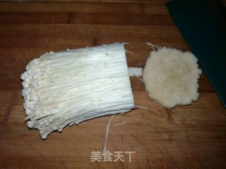 剁椒蒸金针菇的做法步骤：1