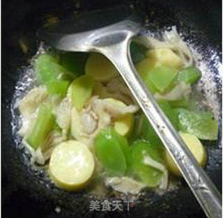 平菇莴笋日本豆腐的做法步骤：9
