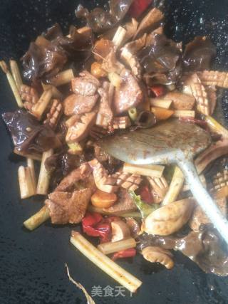 肝腰合炒的做法步骤：9