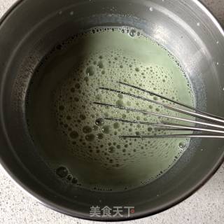抹茶烤布丁的做法步骤：5