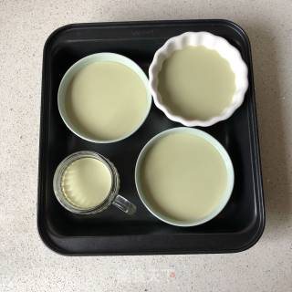 抹茶烤布丁的做法步骤：10