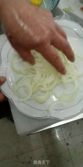 盖葱肉的做法步骤：3