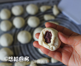 蘑菇豆沙包的做法步骤：5