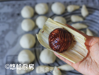 蘑菇豆沙包的做法步骤：6