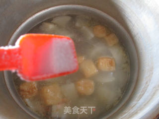 小油豆腊鸭腿腐萝卜汤的做法步骤：8