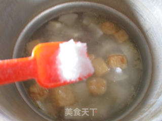 小油豆腊鸭腿腐萝卜汤的做法步骤：9
