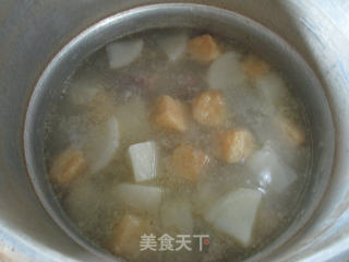小油豆腊鸭腿腐萝卜汤的做法步骤：10