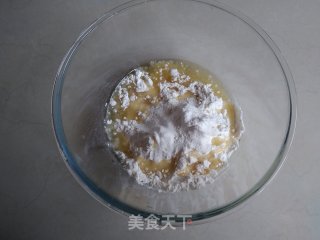 拉丝麻薯咸甜酥的做法步骤：1