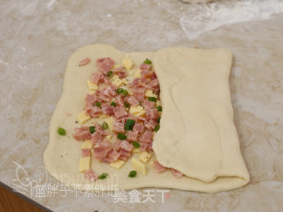 芝士培根咸香面包的做法步骤：11