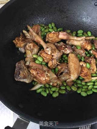 毛豆烧鸡的做法步骤：10