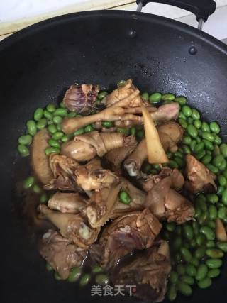 毛豆烧鸡的做法步骤：11