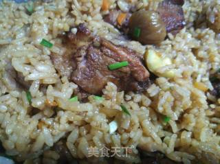 排骨板栗焖饭的做法步骤：9