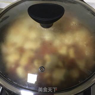 番茄肉末豆腐的做法步骤：13