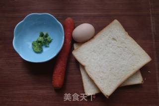 香煎土司片的做法步骤：1