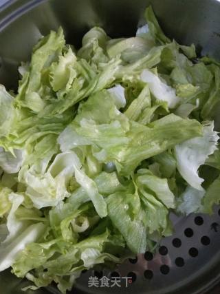 蒸西生菜的做法步骤：4