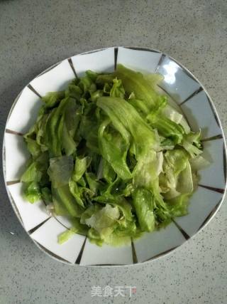 蒸西生菜的做法步骤：6