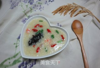 虾仁海参小米粥的做法步骤：6