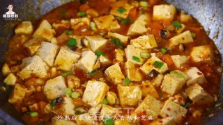 传统的麻婆豆腐加入海鲜，绝对美味极了！的做法步骤：12