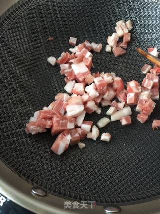 肉丁炒酸豆角的做法步骤：6