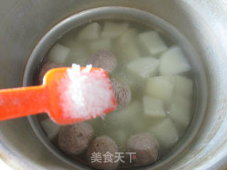 撒尿肉丸萝卜汤的做法步骤：10