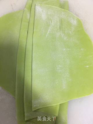 菠菜面条的做法步骤：5