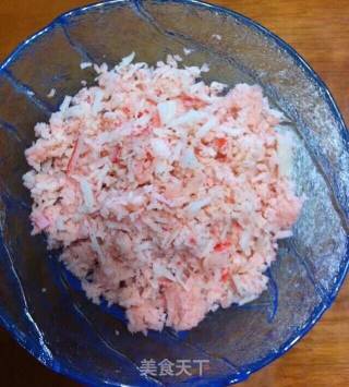 雪花饭团的做法步骤：2