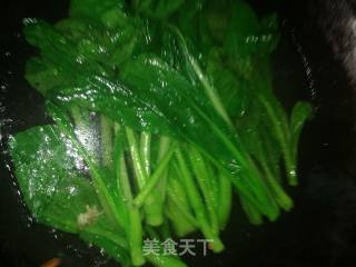 蒜蓉菜心的做法步骤：3