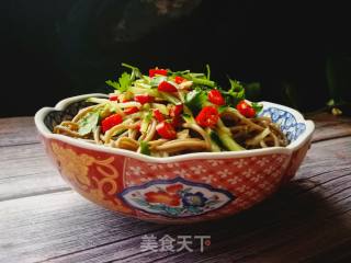 酸辣荞面的做法步骤：10