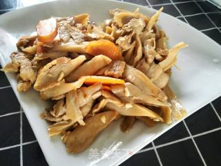 平菇炒肉片的做法步骤：11