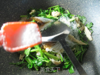 芹菜面筋炒粉丝的做法步骤：7