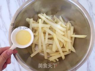 烤箱版非油炸薯条的做法步骤：6