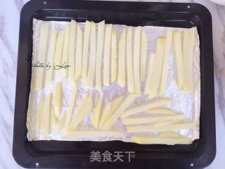 烤箱版非油炸薯条的做法步骤：8