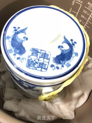 木瓜牛奶炖花胶的做法步骤：4