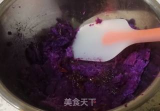 紫薯南瓜饼的做法步骤：3
