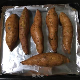 烤红薯的做法步骤：2
