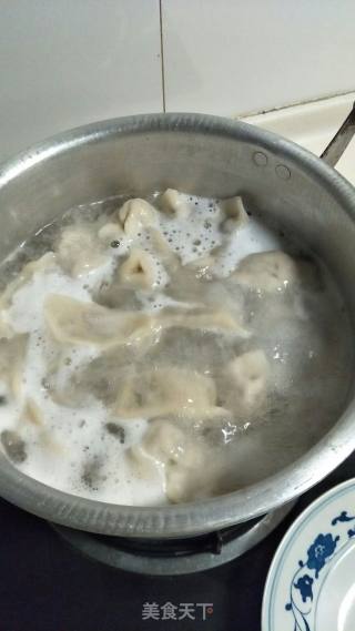 香菜肉水饺的做法步骤：6