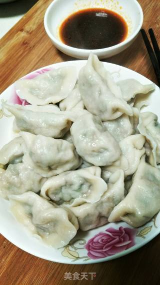 香菜肉水饺的做法步骤：7