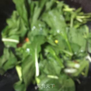 蒜蓉炒菜心的做法步骤：6