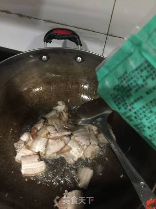 咸菜炒肉片的做法步骤：4