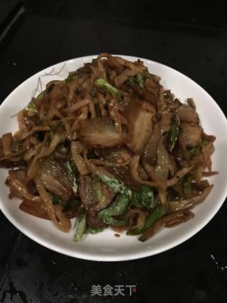 咸菜炒肉片的做法步骤：7