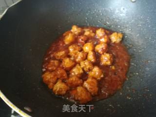 茄汁莲藕肉丸的做法步骤：6