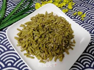 肉末炒酸豇豆的做法步骤：6