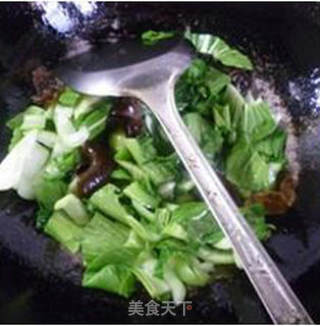 黑木耳青菜豆腐的做法步骤：7
