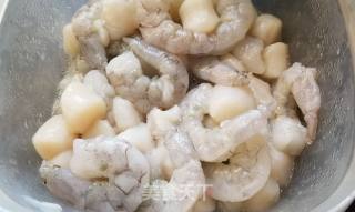 竹笙虾仁带子拌豆腐的做法步骤：1