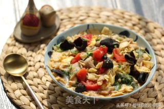 番茄鸡蛋烩玉米面的做法步骤：15