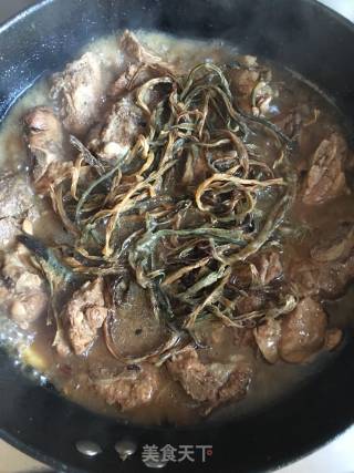 排骨烧干豆角的做法步骤：10