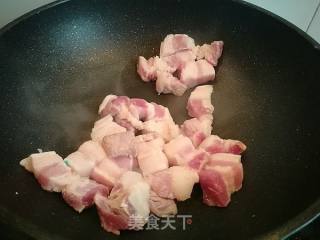 扁豆干烧肉的做法步骤：3