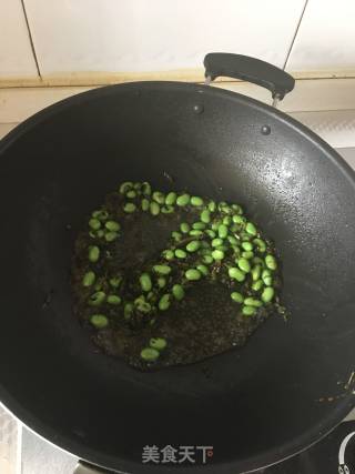 雪菜毛豆炒虾仁的做法步骤：5